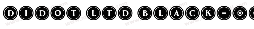 didot ltd black字体转换